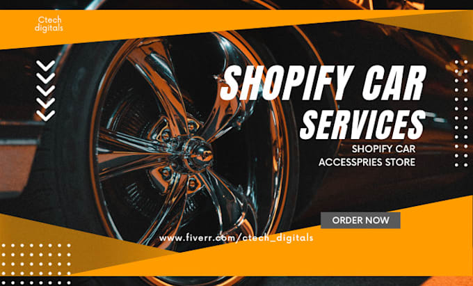 create a car accessories, auto part, shopify store