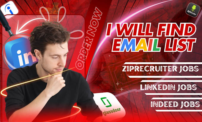 collect high quality recruitment leads from ziprecruiter, linkedin and indeed