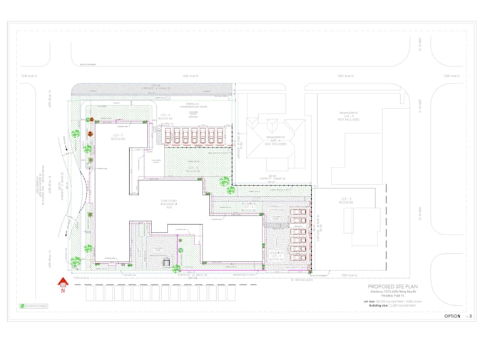 prepare the detailed site plan for city approval