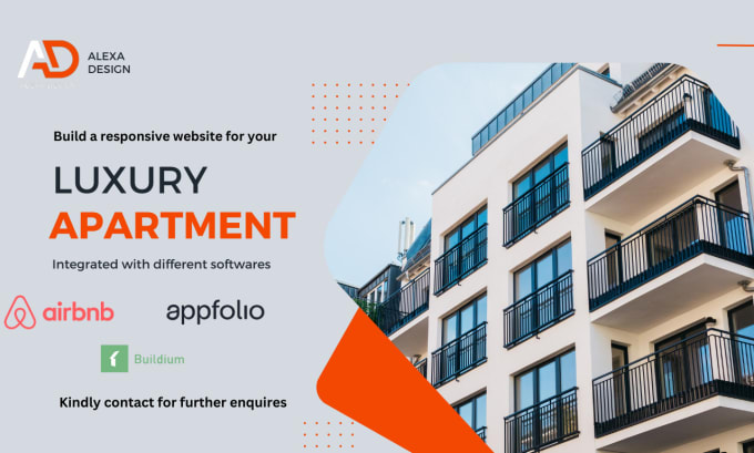 I will do property management website integrated with airbnb, buildium or appfolio