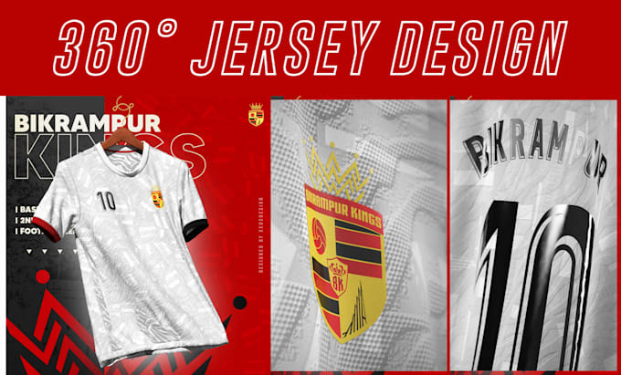 deliver professional 3d jersey design