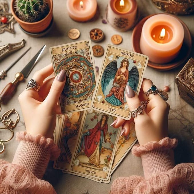 connect with the energy of the world of tarot