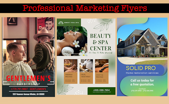 make a real estate flyer