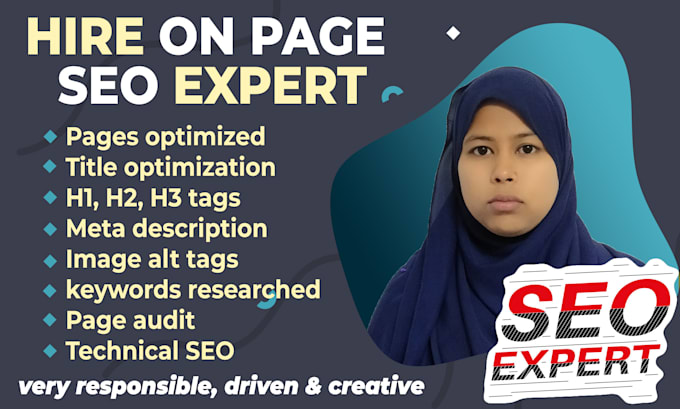 be your on page SEO expert