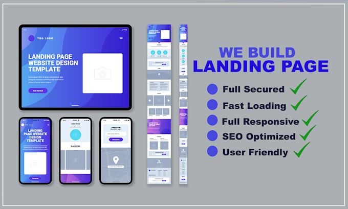 Create modern landing page design for boosting conversions by ...