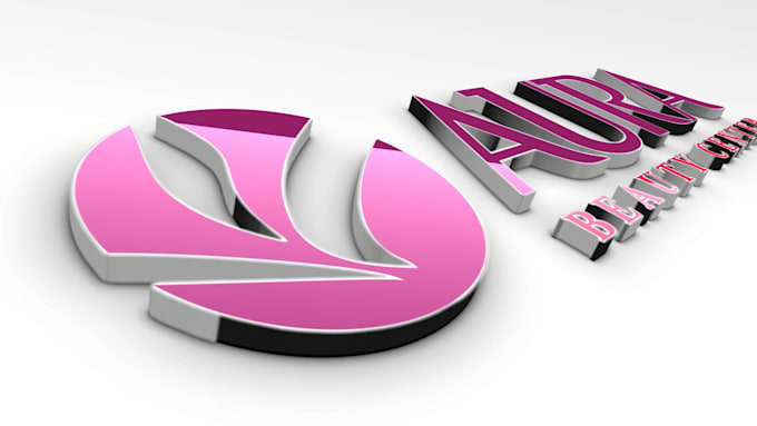 make this 3d logo intro and outro in 4k
