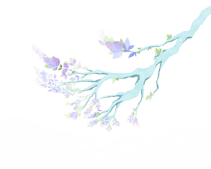 paint watercolour flowers clip art pattern tile art