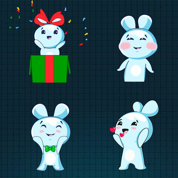 create animated stickers for the telegram channel tgs format
