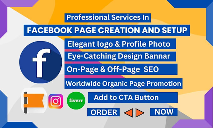 do professional facebook page creation and setup
