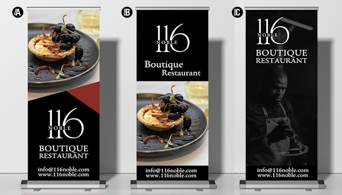 design retractable banner, roll up banner for your event