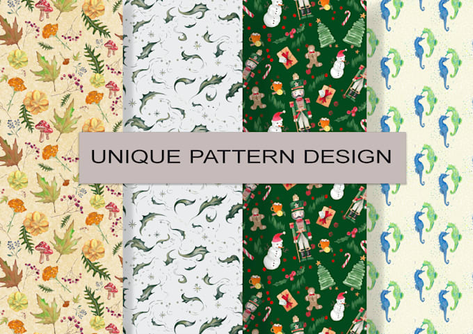 Create unique seamless patterns by Dilarakonak64 | Fiverr