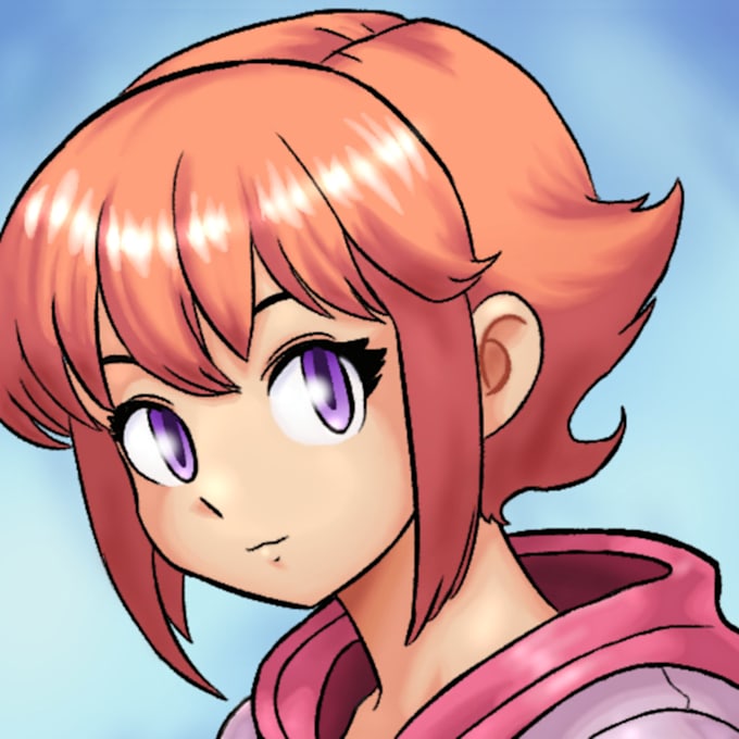 illustrate unique retro anime portraits of any character