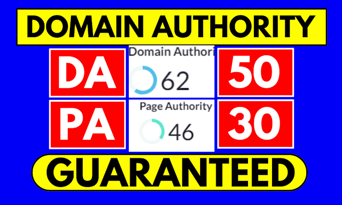 increase moz da domain authority 50 plus increase da pa ahrefs dr tf cf