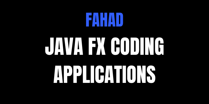 Do javafx design projects by Aimldlcoder | Fiverr