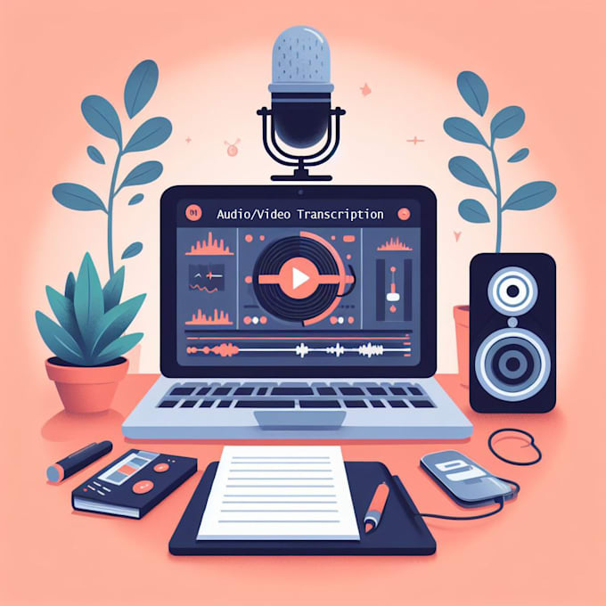 Transcribe audio and do video transcription by Turbopolypo Fiverr