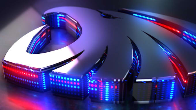 do 3d animated logo intro video