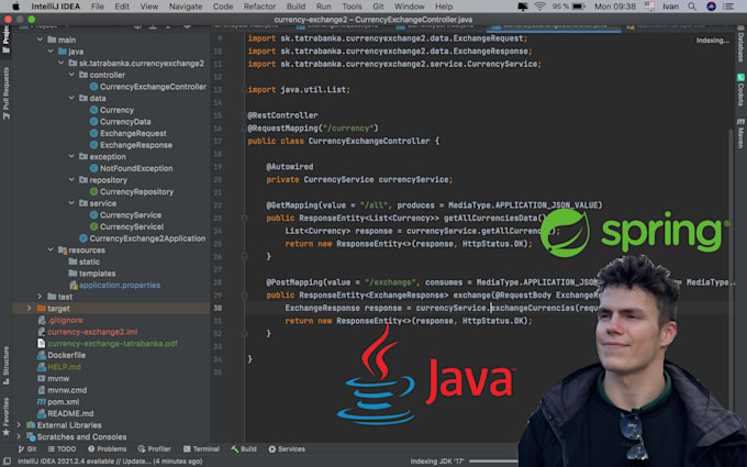 Code university project java oop, spring, swing, ui by Ivansharai | Fiverr