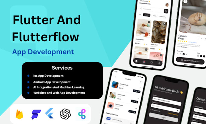 build a flutterflow flutter mobile app flutterflow web app