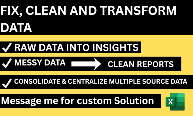 clean cleaning, format, and fix data in excel and CSV files