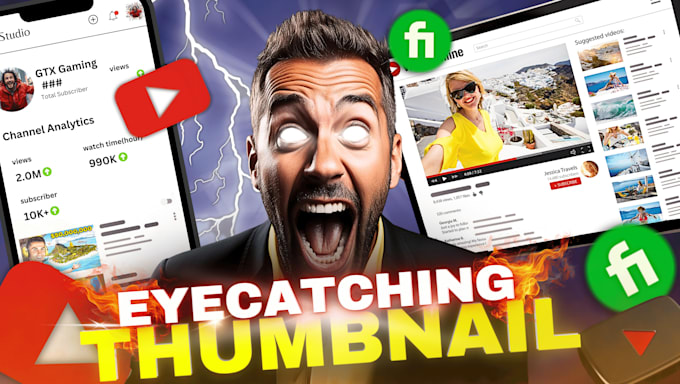 create scroll stopping youtube thumbnails