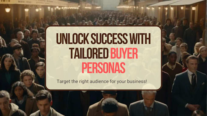 build ideal buyer persona to target your audience