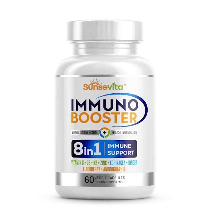 make elegant unique healthy food supplements label design