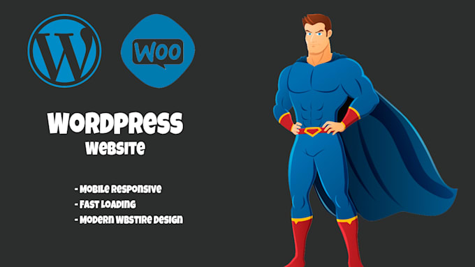 create a professional wordpress website or woocommerce store