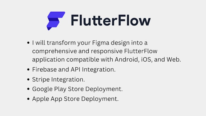 be using flutterflow to develop your android and ios applications