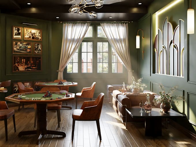 create photorealistic 3d interior design and rendering