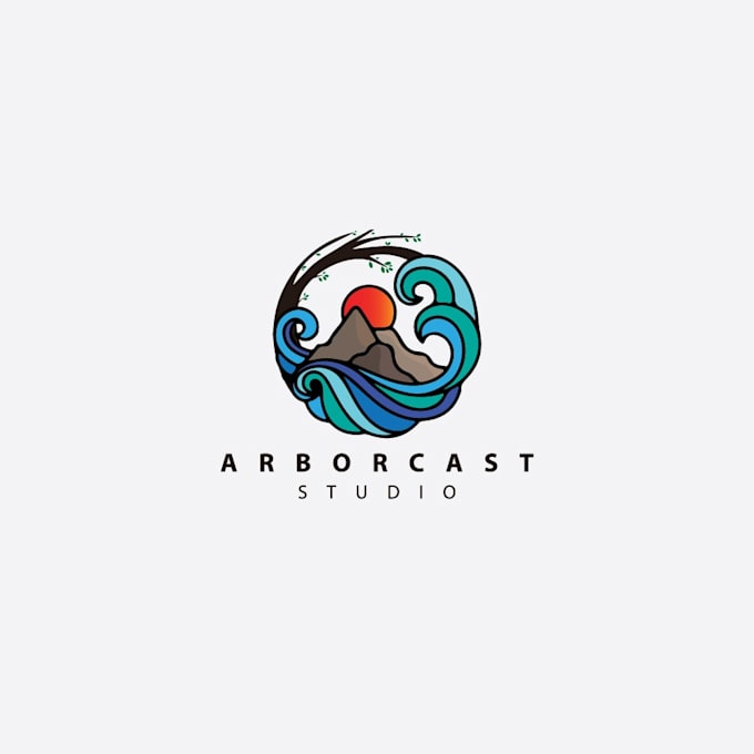 do elegant, epoxy, wood work, education logo design for you