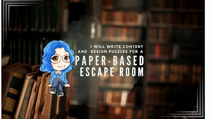 write the story and design puzzles for your escape room book