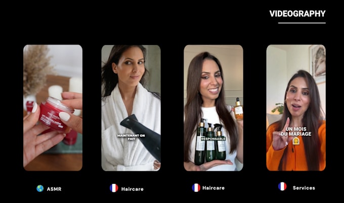 create high quality ugc video in english, french or arabic