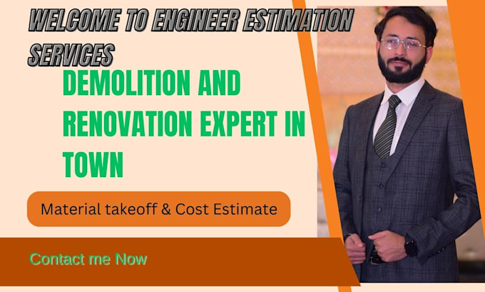 do take off and cost estimate for construction renovation project
