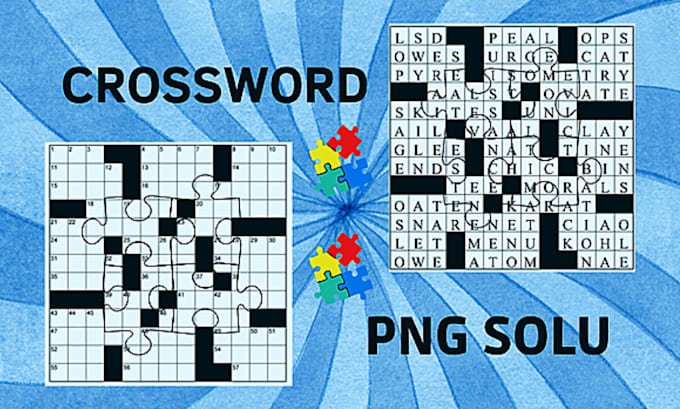 Make a crossword puzzles large print for kdp interiors by Mdmdbijoy