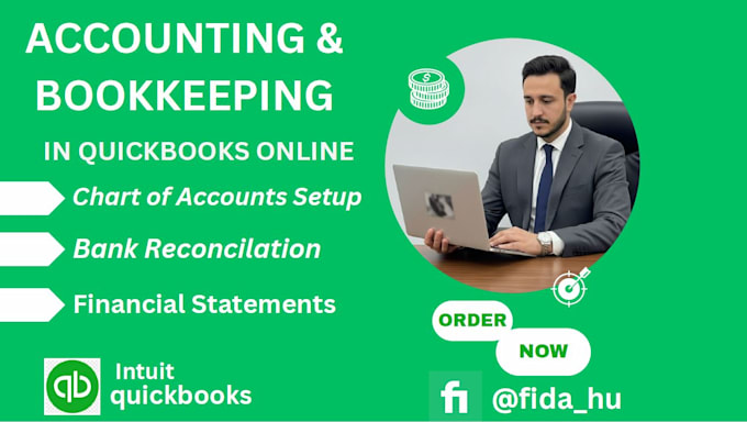 provide quickbooks online bookkeeping and monthly reports