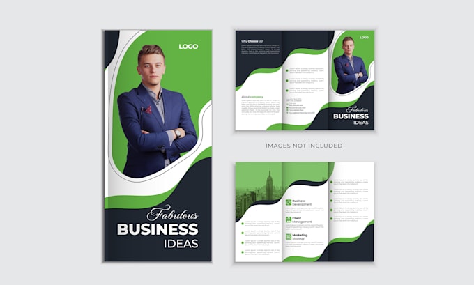 design professional business brochure