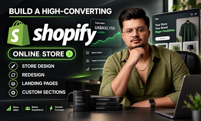 design a high converting shopify store