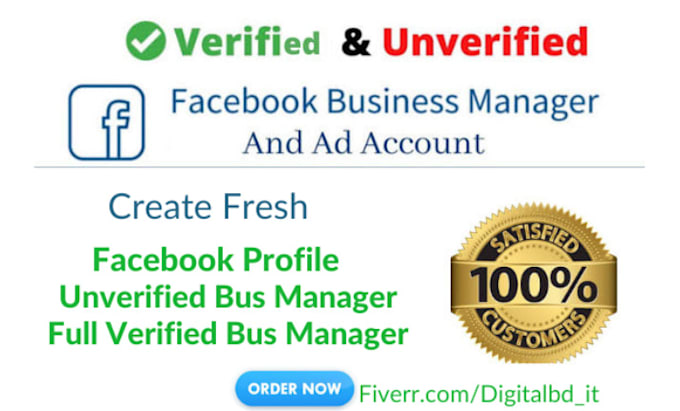 create fresh facebook business manager and ads account