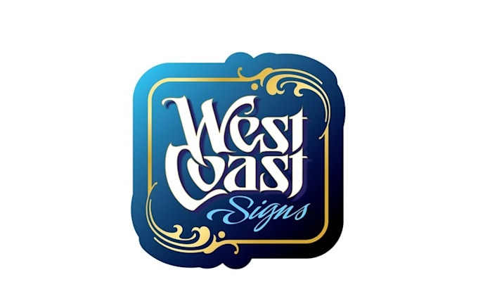 sign making business logo design