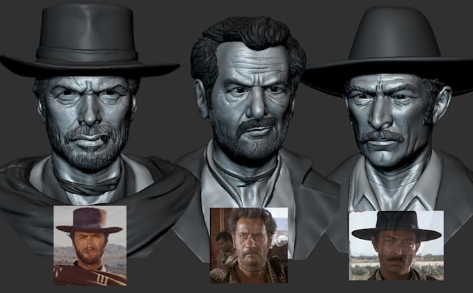do 3d bust or character for 3d printing
