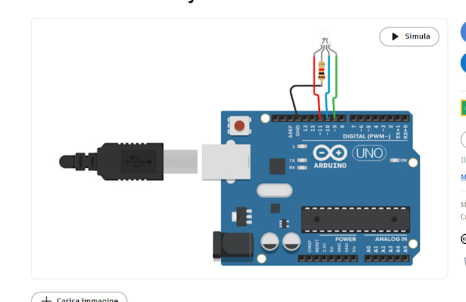 create an arduino project for you on thinkercad