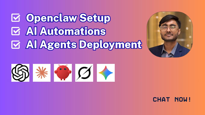 do openclaw installation, ai automations, and deploy any ai agents