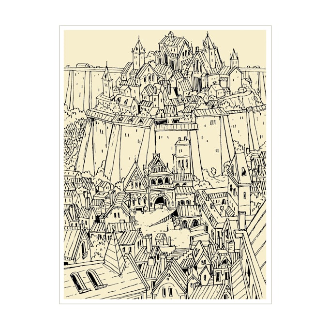 draw line illustrations on any topic