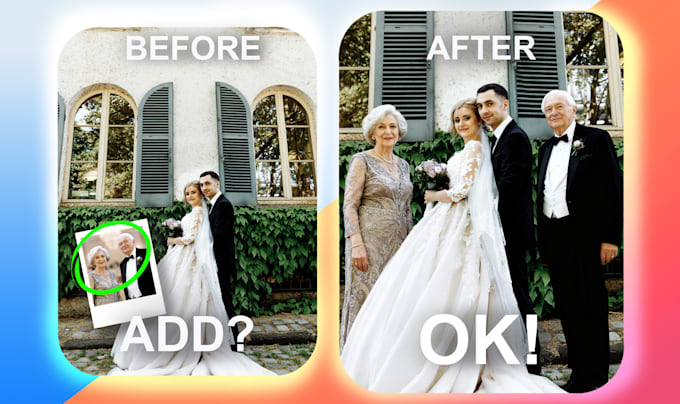 add, remove or replace objects or people from your photo
