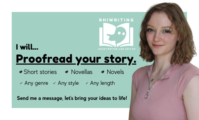 proofread and copyedit your short story, novella, or novel
