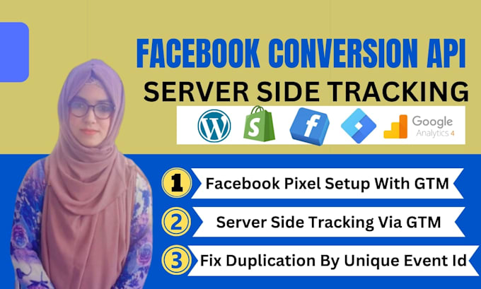 setup meta facebook pixel conversion API server side tracking