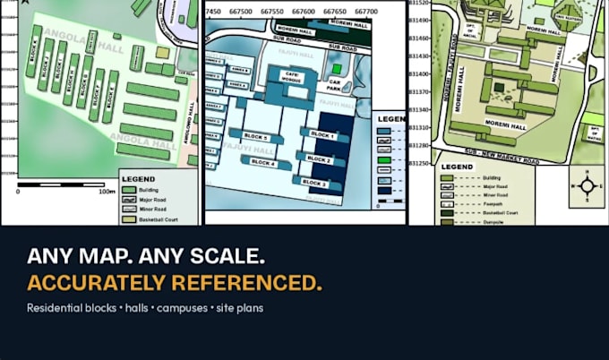 georeference your scanned or raster maps with precise coordinates