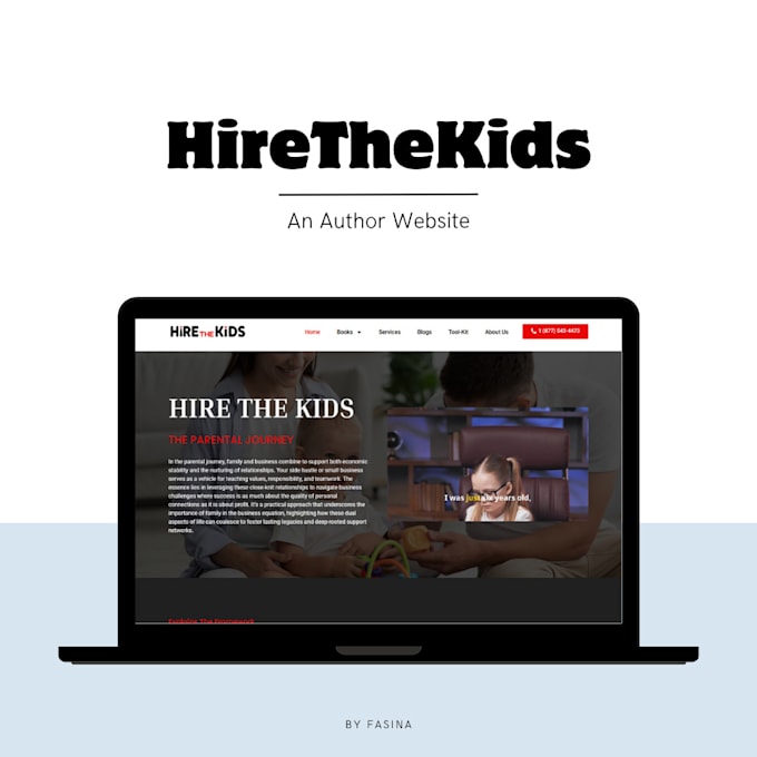 create a book author website, ebook author website