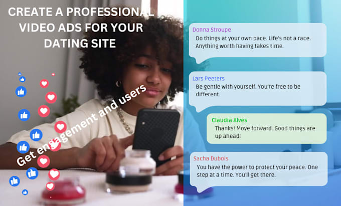 create enchanting promotional video ads for your dating site