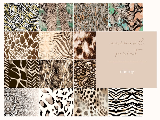create your perfect animal prints